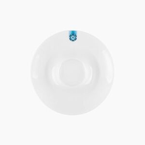 Kávová/čajová podšálka s modrým ornamentom 15 cm – Gaya RGB