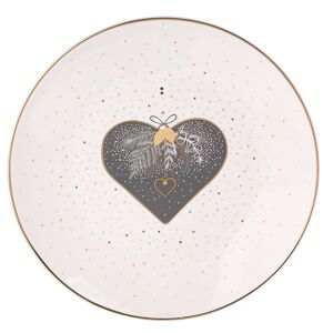 Altom Porcelánový tanier vianočné Srdce, 20 cm