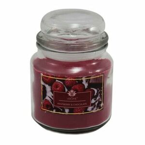 Arome Veľká vonná sviečka v skle Raspberry and Chocolate, 424 g
