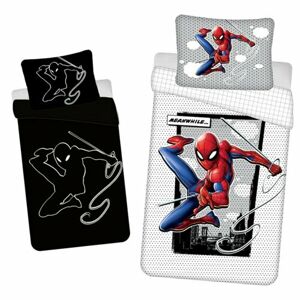 Jerry Fabrics Bavlnené obliečky Spiderman glowing 02, 140 x 200 cm, 70 x 90 cm