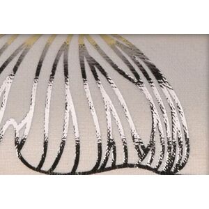 Behúň na stôl Deco Fabric List krémová, 28 x 150 cm