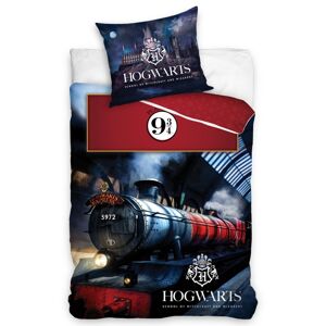 Tiptrade Bavlnené obliečky Harry Potter Rokfortský expres, 140 x 200 cm, 70 x 90 cm