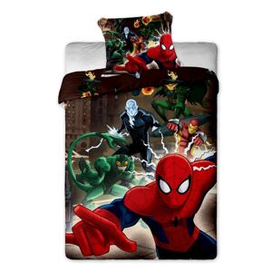 Jerry Fabrics Detské obliečky Spiderman brown 2015, 140 x 200 cm, 70 x 90 cm