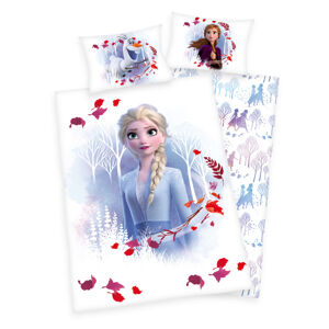 Herding Detské bavlnené obliečky do postieľky Frozen 2 Believe journey, 100 x 135 cm, 40 x 60 cm