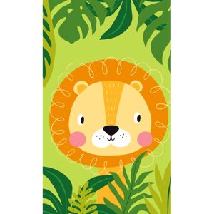 Carbotex Detský uterák Lev v džungli, 30 x 50 cm
