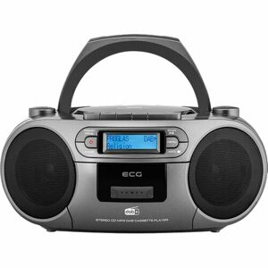 ECG CDR 999 DAB, čierna prenosné rádio s CD