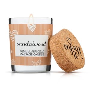 Enjoy it! Masážna sviečka Sandalwood, 70 ml