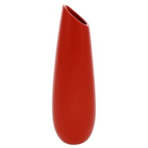 Keramická váza Drop, 7 x 26 x 7 cm, červená