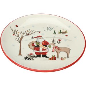 Keramický dezertný tanier Santa, 20 cm