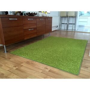 Vopi Kusový koberec Color shaggy zelená