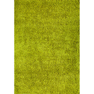 Spoltex Kusový koberec Efor Shaggy 1903 green, 120 x 170 cm
