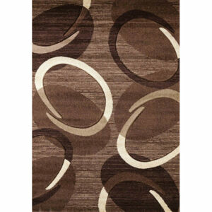 Spoltex Kusový koberec Florida 9828/02 brown, 160 x 230 cm