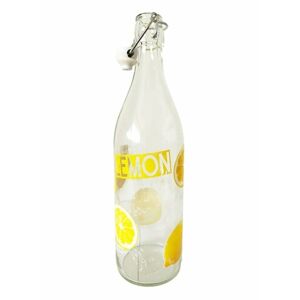 Mäser Sklenená fľaša s clip uzáverom Lemon, 1 l