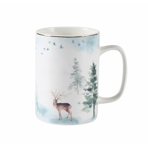 Misty Forest Porcelánový hrnček Deer, 300 ml