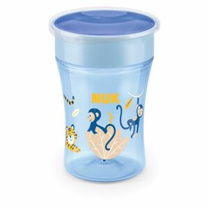 NUK hrnček Magic Cup s viečkom 230 ml, modrá