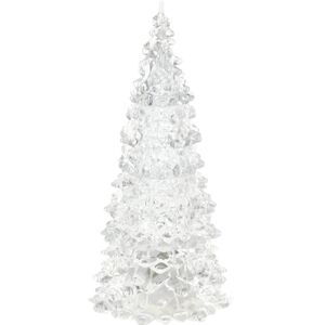Vianočná LED dekorácia Xmas tree farebná, 17 cm