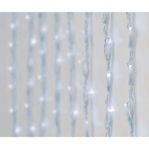 Vianočný svetelný záves Padajúci dážď 2 x 1 m, 220 LED, studená biela